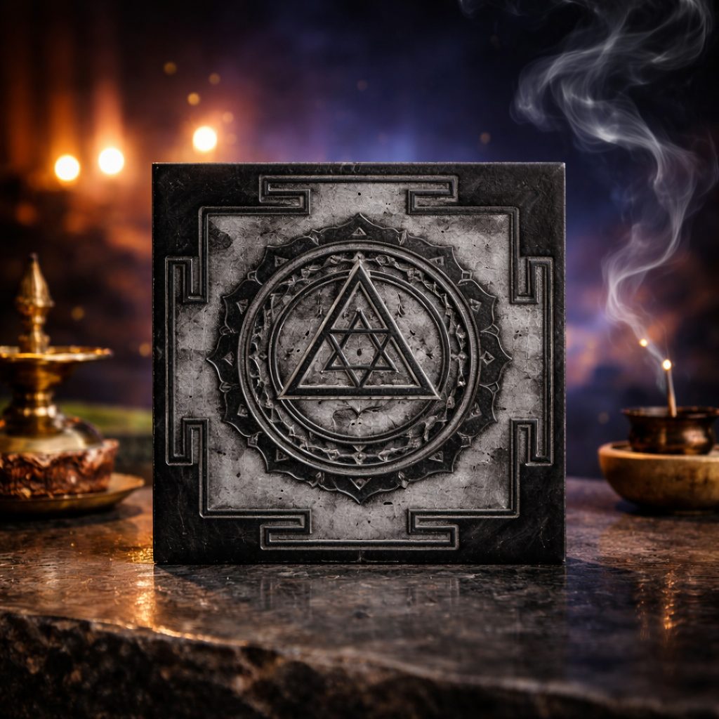 Premium Handmade Shaligram Laxmi Ganesh Yantra